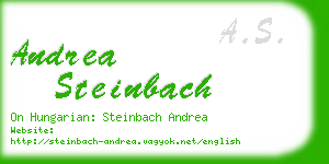 andrea steinbach business card